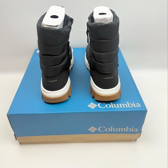 Columbia Womens Snowtrot Mid Boot Black Sea Salt US Size 11 - Picture 3 of 13